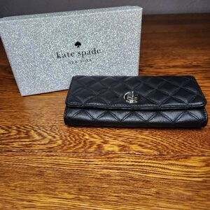 kate spade Tinsel Large Boxed Flap Wallet